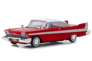 PLYMOUTH FURY CHRISTINE 1958 RED WHITE