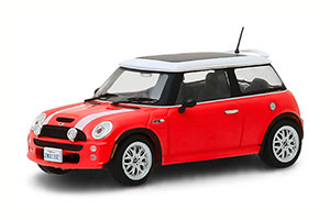 MINI COOPER S 2003 RED WITH WHITE | MINI COOPER S 2003 RED WITH WHITE (ИЗ К/Ф ОГРАБЛЕНИЕ ПО-ИТАЛЬЯНСКИ)