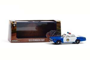 PLYMOUTH FURY OSAGE COUNTY SHERIFF 1975 BLUE WHITE — фото 2