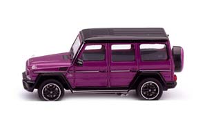 MERCEDES W463 AMG G65 G-CLASS 2015 PURPLE METALLIC | МЕРСЕДЕС ГЕЛЕНДВАГЕН ГЕЛИК ГЕЛЕНТВАГЕН ГЕЛЕК (ДЛИНА МОДЕЛИ 3-5 СМ) — фото 2