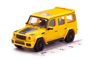 MERCEDES BRABUS 850 6.0 BITURBO WIDESTAR AUF BASIS MERCEDES AMG G 63 2015 YELLOW (ДЛИНА МОДЕЛИ 3-5 СМ) — фото 10