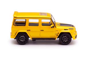 MERCEDES BRABUS 850 6.0 BITURBO WIDESTAR AUF BASIS MERCEDES AMG G 63 2015 YELLOW (ДЛИНА МОДЕЛИ 3-5 СМ) — фото 5