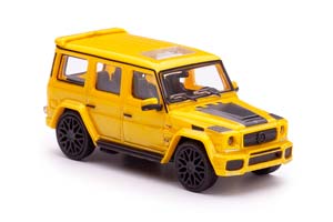 MERCEDES BRABUS 850 6.0 BITURBO WIDESTAR AUF BASIS MERCEDES AMG G 63 2015 YELLOW (ДЛИНА МОДЕЛИ 3-5 СМ) — фото 7