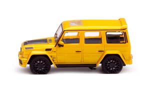 MERCEDES BRABUS 850 6.0 BITURBO WIDESTAR AUF BASIS MERCEDES AMG G 63 2015 YELLOW (ДЛИНА МОДЕЛИ 3-5 СМ) — фото 2
