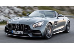 MERCEDES-AMG GTS CABRIOLET 2017 BLACK (ДЛИНА МОДЕЛИ 3-5 СМ) — фото 3