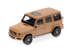 MERCEDES G-KLASSE W 463 2018 SANDBEIGE (ДЛИНА МОДЕЛИ 3-5 СМ)