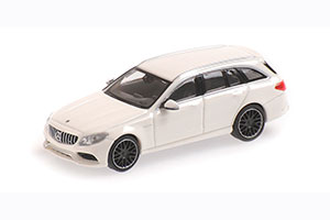 MERCEDES-AMG S205 C 63 T-MODELL 2019 WHITE (ДЛИНА МОДЕЛИ 3-5 СМ)