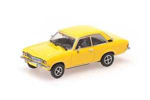 OPEL ASCONA 1970, YELLOW (ДЛИНА МОДЕЛИ 3-5 СМ)