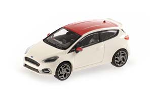 FORD FIESTA ST 2018 WHITE W/RED ROOF 
