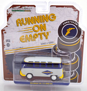 VW T1 SAMBA BUS GOOD YEAR GREY BLUE YELLOW