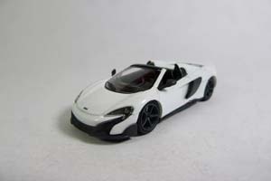 MCLAREN 675 LT SPIDER 2017, WHITE (ДЛИНА МОДЕЛИ 3-5 СМ)