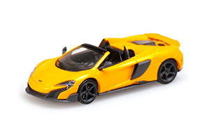 MCLAREN 675LT SPIDER 2015 YELLOW (ДЛИНА МОДЕЛИ 3-5 СМ)