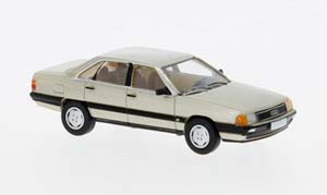 AUDI 100 C3 1982, BEIGE (ДЛИНА МОДЕЛИ 3-5 СМ)