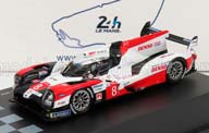 TOYOTA TS050 2.4L HYBRID TURBO V6 TEAM TOYOTA GAZOO RACING N8 WINNER 24H LE MANS (2020) S.BUEMI - B.HARTLEY - K.NAKAJIMA, RED WHITE (ДЛИНА МОДЕЛИ 3-5 СМ)