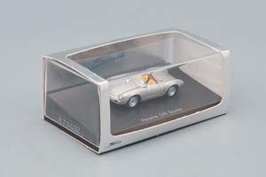 PORSCHE 550 SPYDER SILVER (ДЛИНА МОДЕЛИ 3-5 СМ) — фото 3