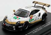 PORSCHE 911 991 RSR TEAM PORSCHE GT N91 24H LE MANS (2019) R.LIETZ - G.BRUNI - F.MAKOWIECKI, WHITE (ДЛИНА МОДЕЛИ 3-5 СМ)
