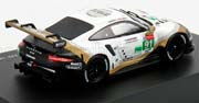 PORSCHE 911 991 RSR TEAM PORSCHE GT N91 24H LE MANS (2019) R.LIETZ - G.BRUNI - F.MAKOWIECKI, WHITE (ДЛИНА МОДЕЛИ 3-5 СМ) — фото 2