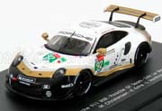 PORSCHE 911 991 RSR TEAM PORSCHE GT N92 24H LE MANS (2019) M.CHRISTENSEN - K.ESTRE - L.VANTHOOR, WHITE (ДЛИНА МОДЕЛИ 3-5 СМ)