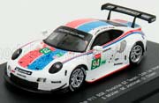 PORSCHE 911 991-2 RSR TEAM PORSCHE GT N94 24H LE MANS (2019) S.MULLER - M.JAMINET - D.OLSEN, WHITE BLUE RED (ДЛИНА МОДЕЛИ 3-5 СМ)