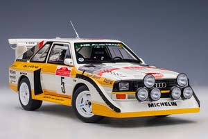 AUDI QUATTRO S1 #5 RALLY SAN REMO WINNER W.ROHRL/C.GEISTDORFER1985 WHITE/YELLOW — фото 10