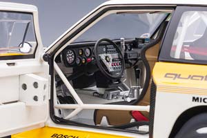 AUDI QUATTRO S1 #5 RALLY SAN REMO WINNER W.ROHRL/C.GEISTDORFER1985 WHITE/YELLOW — фото 3