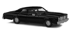 DODGE MONACO 1976, BLACK (ДЛИНА МОДЕЛИ 3-5 СМ)