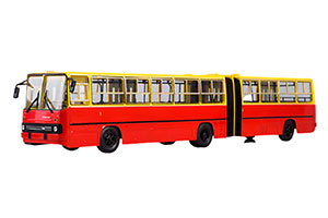 IKARUS 280 (USSR RUSSIAN BUS) 1980 RED/YELLOW | ИКАРУС 280 ГАРМОШКА 