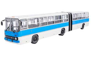 IKARUS-280.64 / ИКАРУС МОСКОВСКИЙ ГАРМОШКА СИНЕ-БЕЛЫЙ (ПЛАНЕТАРНЫЕ ДВЕРИ)