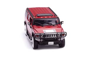 HUMMER H2 SUV С КЕНГУРИНОМ И ДИСКАМИ 2005 КРАСНЫЙ — фото 3