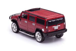 HUMMER H2 SUV С КЕНГУРИНОМ И ДИСКАМИ 2005 КРАСНЫЙ — фото 6