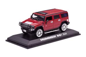 HUMMER H2 SUV С КЕНГУРИНОМ И ДИСКАМИ 2005 КРАСНЫЙ — фото 9
