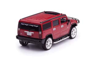 HUMMER H2 SUV С КЕНГУРИНОМ И ДИСКАМИ 2005 КРАСНЫЙ — фото 2