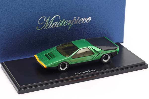 ALFA ROMEO CARABO BERTONE 1968 GREEN / АЛЬФА РОМЕО КАРАБО БЕРТОНЕ ЗЕЛЕНЫЙ — фото 3