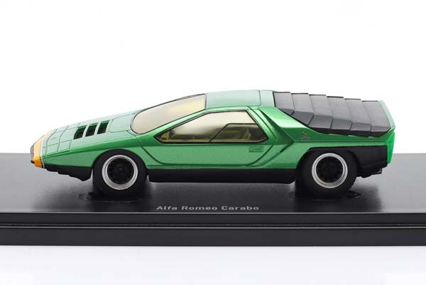 ALFA ROMEO CARABO BERTONE 1968 GREEN / АЛЬФА РОМЕО КАРАБО БЕРТОНЕ ЗЕЛЕНЫЙ — фото 4