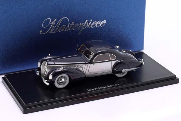AERO 30 SODOMKA COUPE 1936 DARK BLUE /SILVER / АЭРО 30 СОДОМКА КУПЕ ТЕМНЫЙ СИНИЙ СЕРЕБРИСТЫЙ ТЕМНО — фото 3