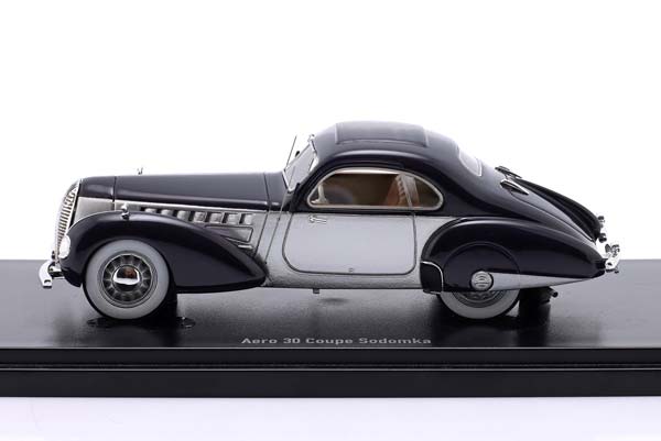 AERO 30 SODOMKA COUPE 1936 DARK BLUE /SILVER / АЭРО 30 СОДОМКА КУПЕ ТЕМНЫЙ СИНИЙ СЕРЕБРИСТЫЙ ТЕМНО — фото 4
