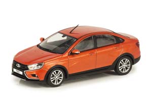 ВОЛЖСКИЙ АВТОМОБИЛЬ ВЕСТА КРОСС 2020 ORANGE METALLIC