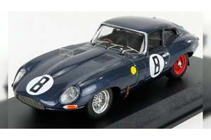 JAGUAR E-TYPE COUPE 3.8L S6 TEAM M.CHARLES N 8 24H LE MANS 1962 M.CHARLES - J.COUNDLEY, BLUE