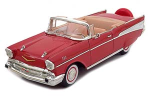 CHEVROLET BEL AIR CONVERTIBLE 1957 / ШЕВРОЛЕ БЕЛ АЙР КАБРИОЛЕТ КРАСНЫЙ