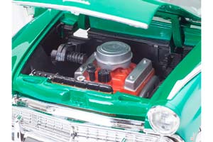 FORD CROWN VICTORIA FAIRLANE 1955 БИРЮЗОВЫЙ С ЗЕЛЕНЫМ — фото 6