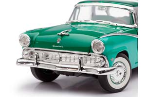 FORD CROWN VICTORIA FAIRLANE 1955 БИРЮЗОВЫЙ С ЗЕЛЕНЫМ — фото 8
