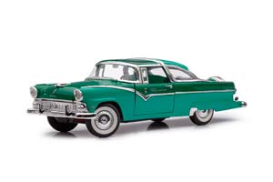 FORD CROWN VICTORIA FAIRLANE 1955 БИРЮЗОВЫЙ С ЗЕЛЕНЫМ