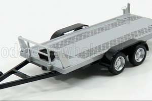 TRAILER ACCESSORIES CARRELLO TRASPORTO AUTO 2-ASSI - CAR TRANSPORTER TRAILER, SILVER BLACK