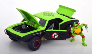 CHEVROLET CAMARO FROM THE SERIES TURTLES 1967 LIGHTGREEN BLACK — фото 3