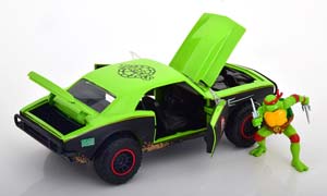 CHEVROLET CAMARO FROM THE SERIES TURTLES 1967 LIGHTGREEN BLACK — фото 4