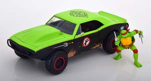 CHEVROLET CAMARO FROM THE SERIES TURTLES 1967 LIGHTGREEN BLACK
