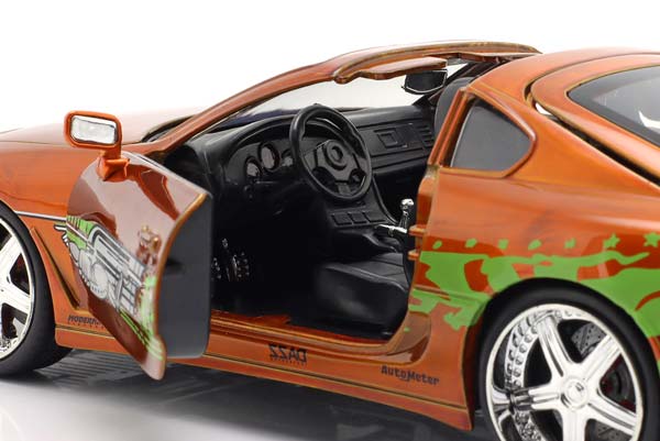 TOYOTA SUPRA METALLIC ORANGE JADA TOYS / ТОЙОТА СУПРА МЕТАЛЛИК ОРАНЖЕВЫЙ ДЖАДА ТОЙС — фото 5