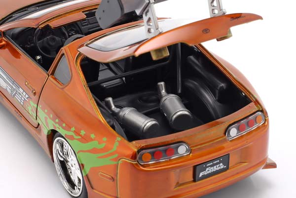 TOYOTA SUPRA METALLIC ORANGE JADA TOYS / ТОЙОТА СУПРА МЕТАЛЛИК ОРАНЖЕВЫЙ ДЖАДА ТОЙС — фото 6