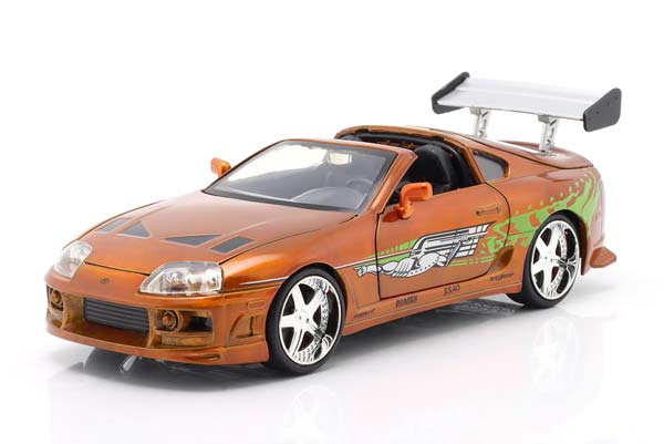 TOYOTA SUPRA METALLIC ORANGE JADA TOYS / ТОЙОТА СУПРА МЕТАЛЛИК ОРАНЖЕВЫЙ ДЖАДА ТОЙС