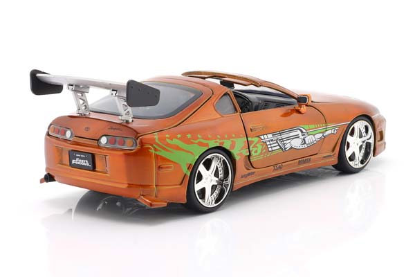 TOYOTA SUPRA METALLIC ORANGE JADA TOYS / ТОЙОТА СУПРА МЕТАЛЛИК ОРАНЖЕВЫЙ ДЖАДА ТОЙС — фото 2
